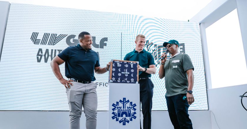 Castle Lite Launches Draught in a Can at LIV Golf South Africa With Pieter-Steph du Toit